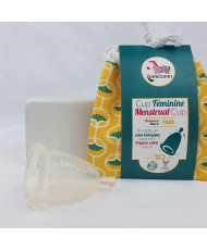Cup menstruelle Taille 2 avec pochon en coton bio Lamazuna