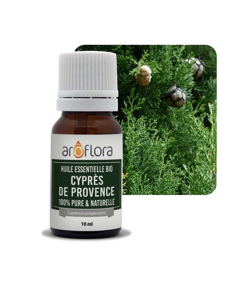Huile essentielle BIO Cyprès de Provence Arôflora 10 ml